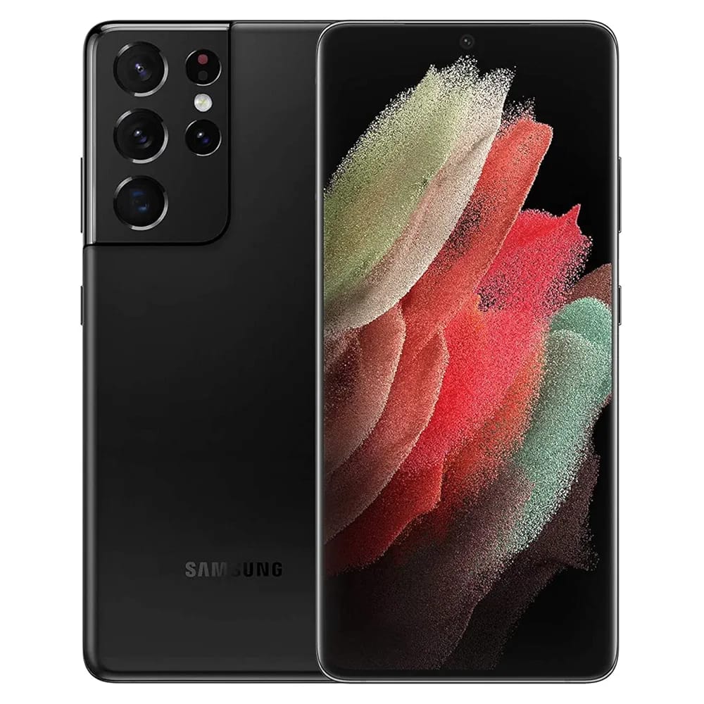 هاتف سامسونج جالكسي اس 21 الترا ثنائي شرائح الاتصال ذاكرة 256 جيجا RAM بسعة 12 يدعم 5G نسخة